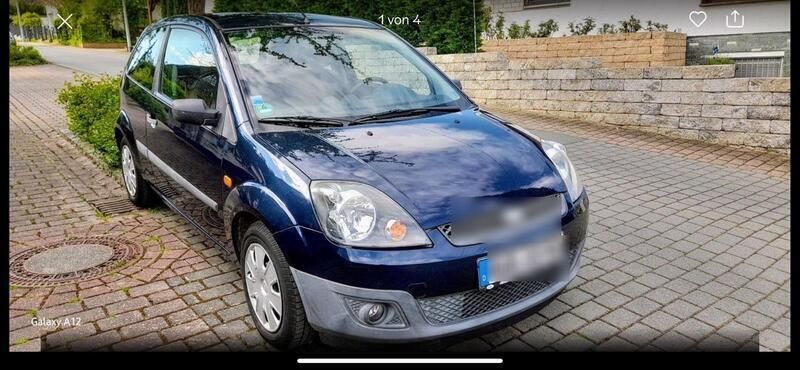 Blau Gebraucht 2006 Ford Fiesta Kleinwagen | 2.890 € (Fairer Preis) - Bild 1/4