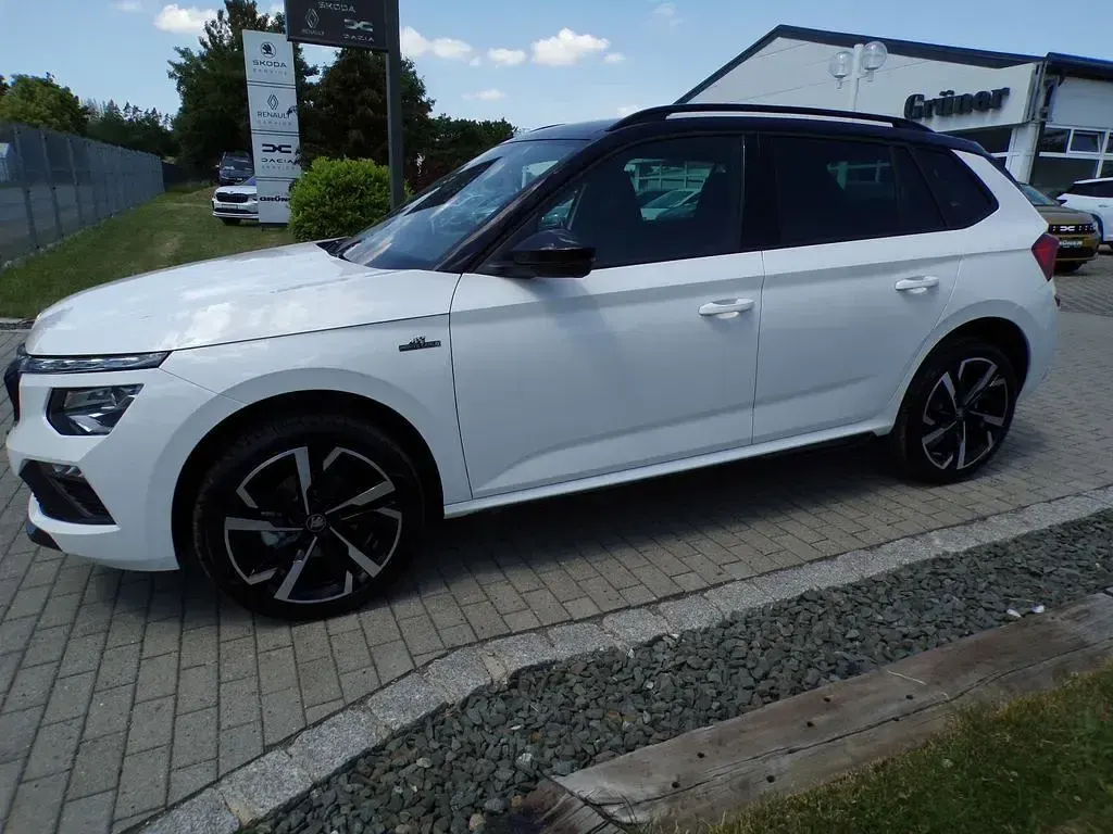 Neu Skoda Kamiq Monte Carlo 116 PS (85 kW) 2025 Weiß SUV