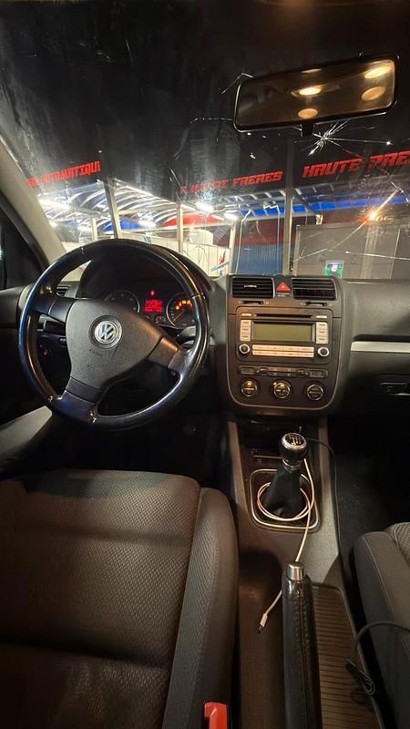 Gebraucht VW Golf V 2007 Schwarz Kleinwagen