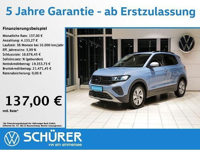 Blau Gebraucht 2024 VW T-Cross Life SUV | 23.487 € (Fairer Preis) - Bild 1/3