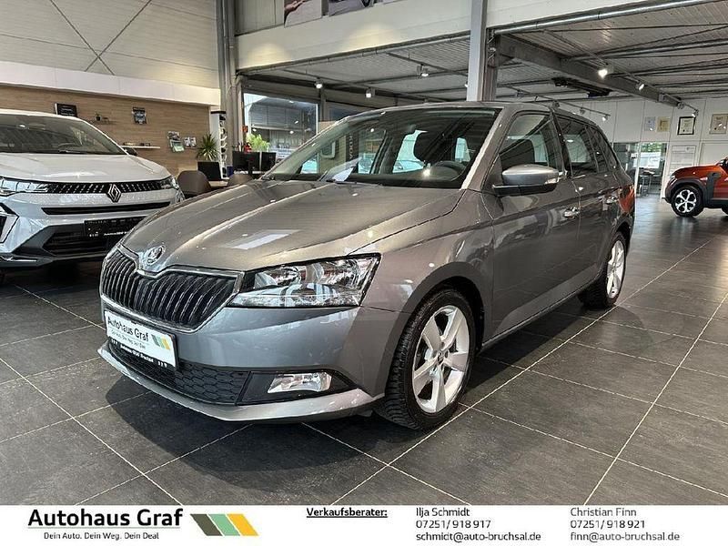 Graphitegrau metallic Gebraucht 2022 Skoda Fabia Kleinwagen | 15.990 € (Fairer Preis) - Bild 1/4