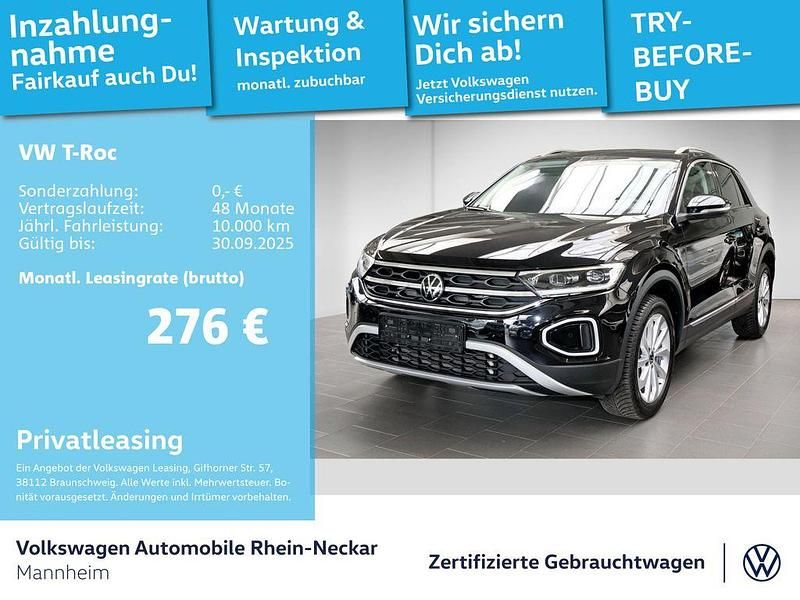 Deep black perleffekt Gebraucht 2024 VW T-Roc Style SUV | 27.792 € (Guter Preis) - Bild 1/3