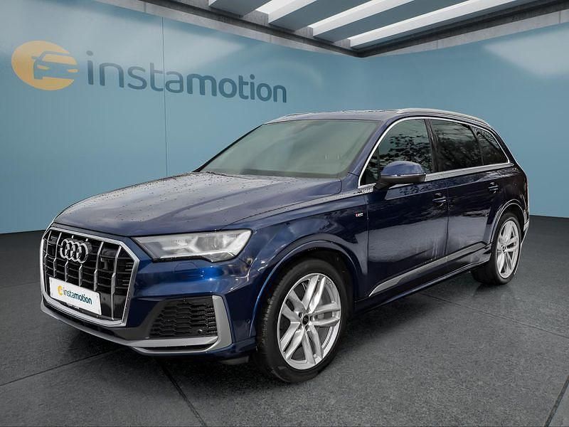 Blau Gebraucht 2022 Audi Q7 S-Line SUV | 69.549 € - Bild 1/4
