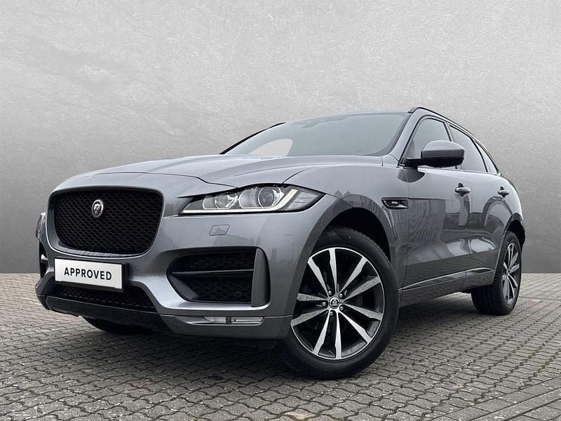 Grau Gebraucht 2019 Jaguar F-Pace R-Sport SUV | 26.900 € (Guter Preis) - Bild 1/4