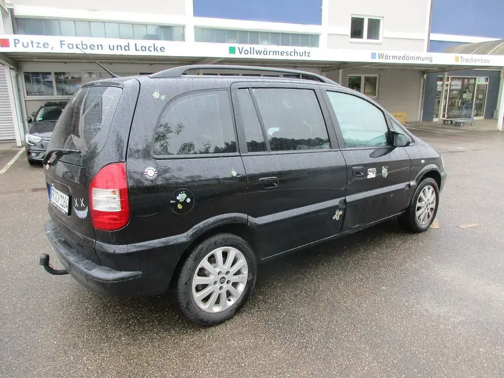 Gebraucht Opel Zafira Elegance 125 PS (91 kW) 2005 Schwarz Van / Kleinbus