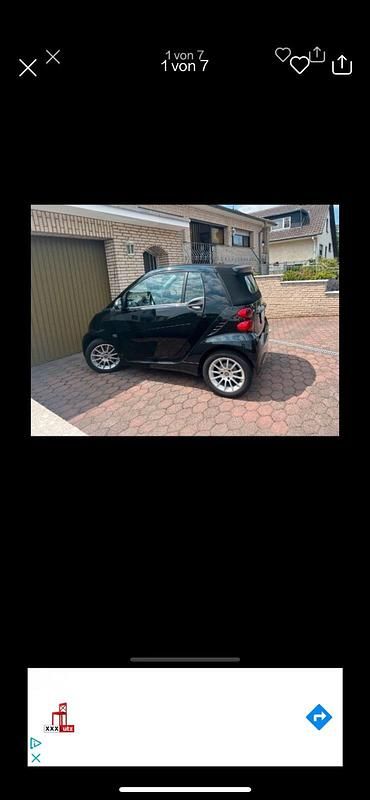 Gebraucht Smart ForTwo Cabrio 70 PS (51 kW) 2011 Schwarz Cabrio