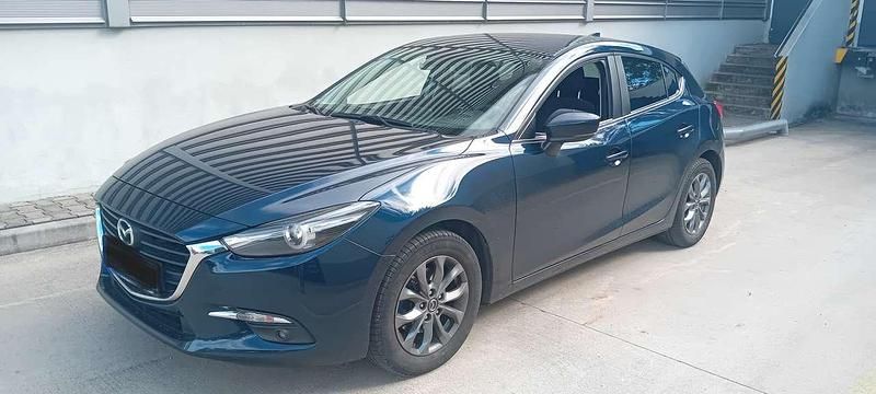 Gebraucht Mazda 3 Exclusive-Line 120 PS (88 kW) 2017 Blau Limousine