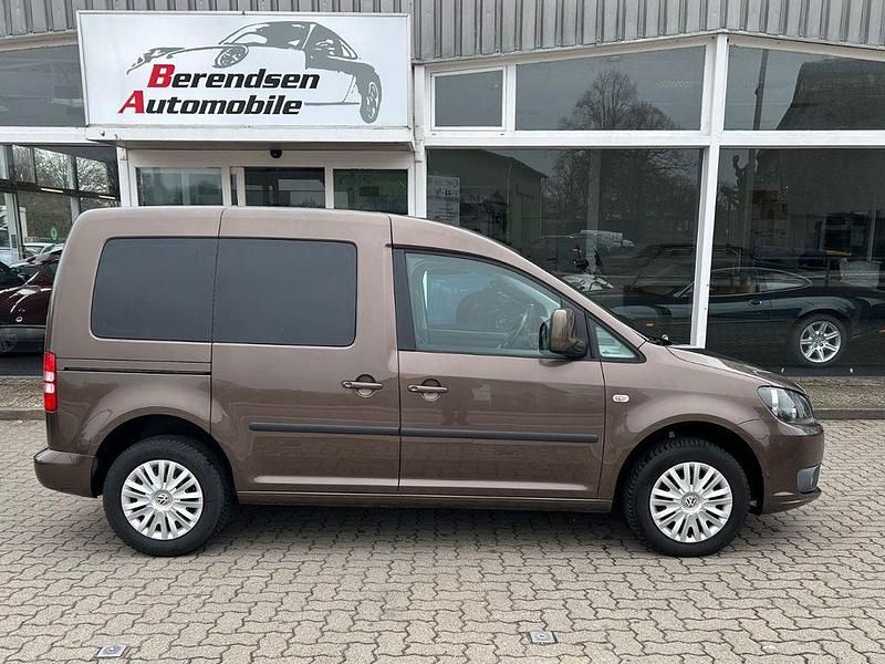 Gebraucht VW Caddy Trendline 102 PS (75 kW) 2014 Toffeebraun metallic Van / Kleinbus