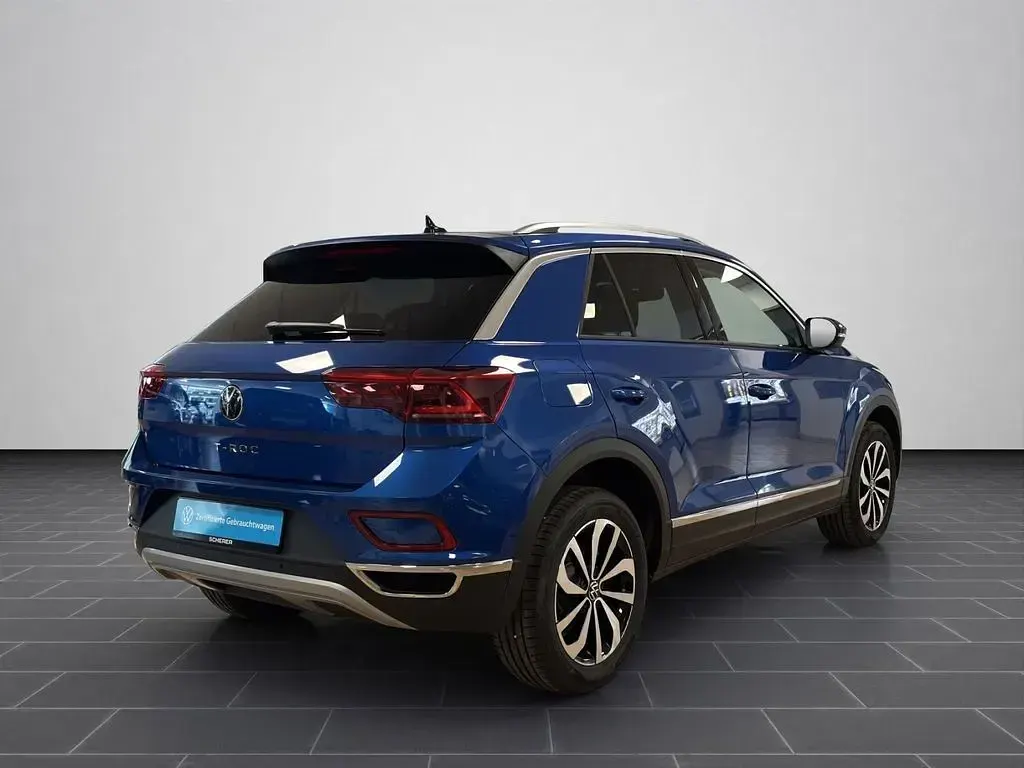 Gebraucht VW T-Roc Style 150 PS (110 kW) 2025 Ravennablau metallic (metallic) SUV