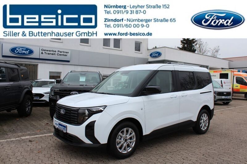 Frostweiß Gebraucht 2024 Ford Tourneo Courier Titanium Van / Kleinbus | 25.770 € (Fairer Preis) - Bild 1/4