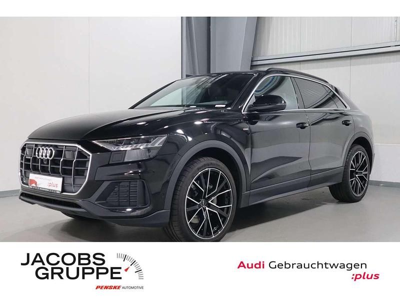Mythosschwarz metallic Gebraucht 2023 Audi Q8 Ambiente SUV | 69.870 € (Superpreis) - Bild 1/4