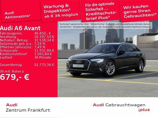 Schwarz Gebraucht 2025 Audi A6 Advanced Kombi | 46.850 € (Superpreis) - Bild 1/3