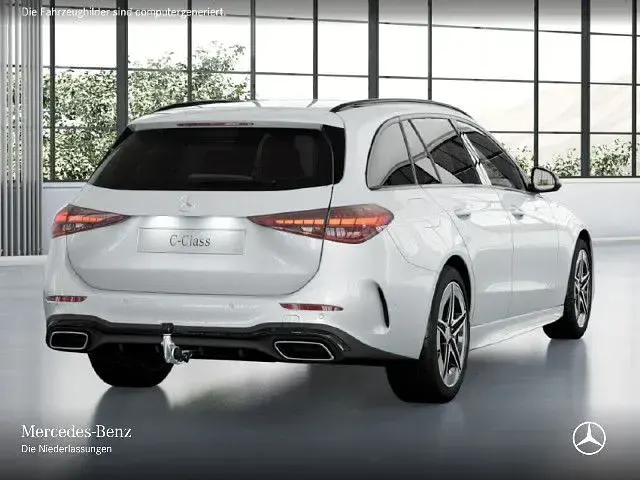 Gebraucht Mercedes C180 AMG 170 PS (125 kW) 2025 Manufaktur opalithweiß bright Kombi