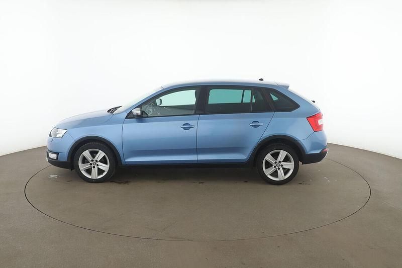 Gebraucht Skoda Rapid ScoutLine 90 PS (66 kW) 2016 Blau Kleinwagen