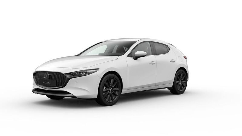 Weiß Neu 2025 Mazda 3 Exclusive-Line Limousine | 29.370 € (Guter Preis) - Bild 1/4