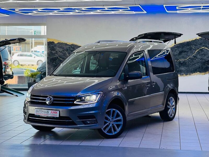 Gebraucht VW Caddy Highline 125 PS (91 kW) 2018 Grün Van / Kleinbus