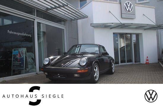 Schwarz Gebraucht 1986 Porsche 911 Carrera Cabriolet Cabrio | 58.911 € - Bild 1/4