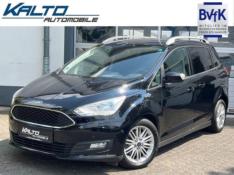 Schwarz Gebraucht 2018 Ford Grand C-Max Titanium Van / Kleinbus | 10.450 € (Guter Preis) - Bild 1/4