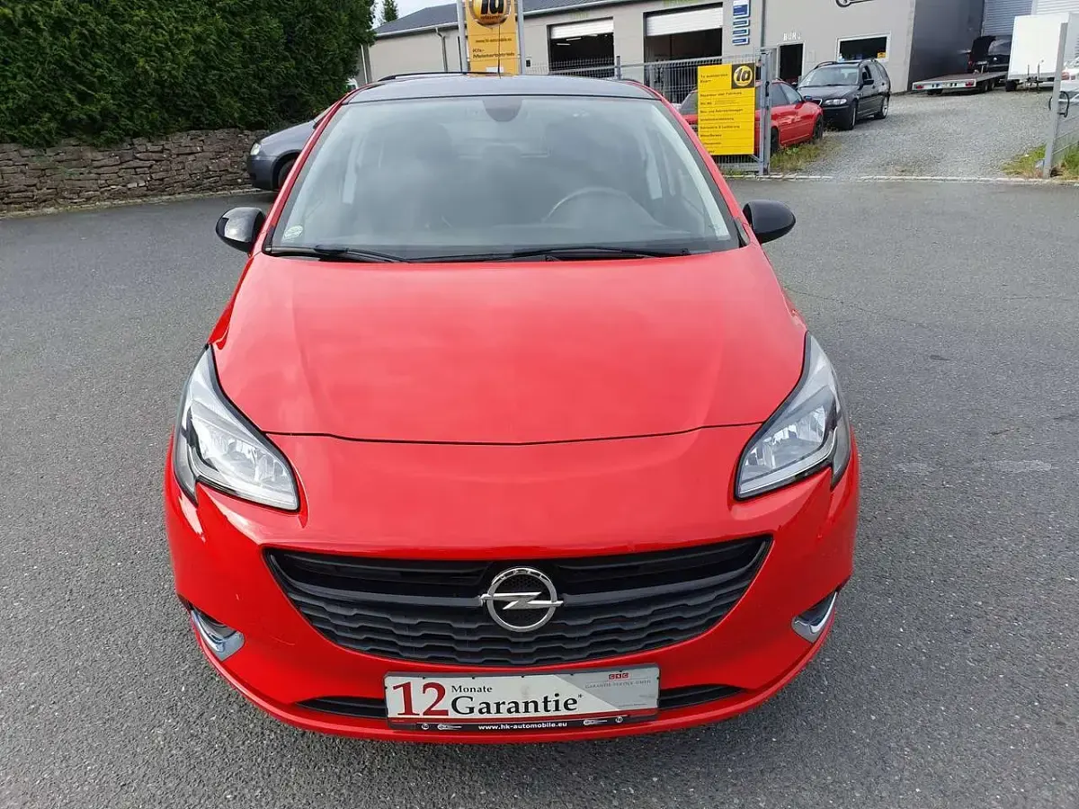 Gebraucht Opel Corsa Color Edition 90 PS (66 kW) 2015 Magmarot Kleinwagen
