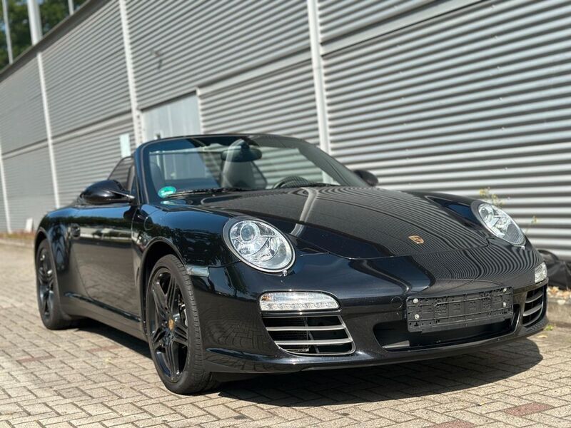 Schwarz Gebraucht 2010 Porsche 911 Carrera 4 Cabriolet Cabrio | 71.750 € (Teuer) - Bild 1/4