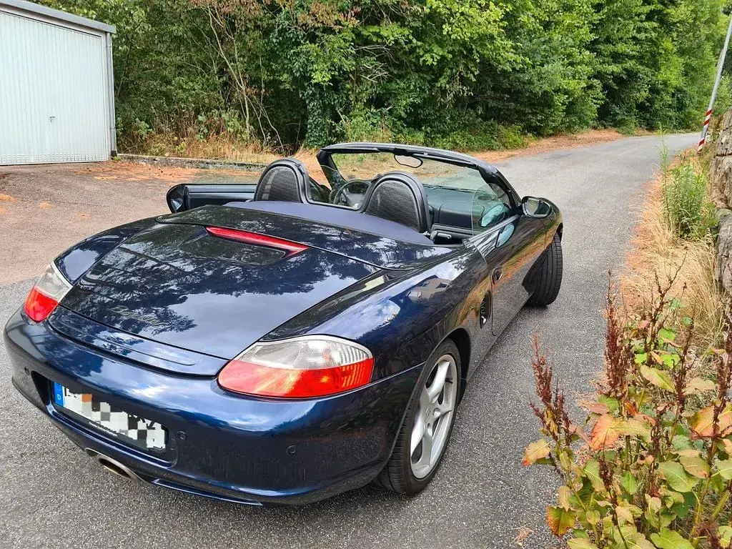 Gebraucht Porsche 986 Boxster 228 PS (167 kW) 2003 Blau Cabrio
