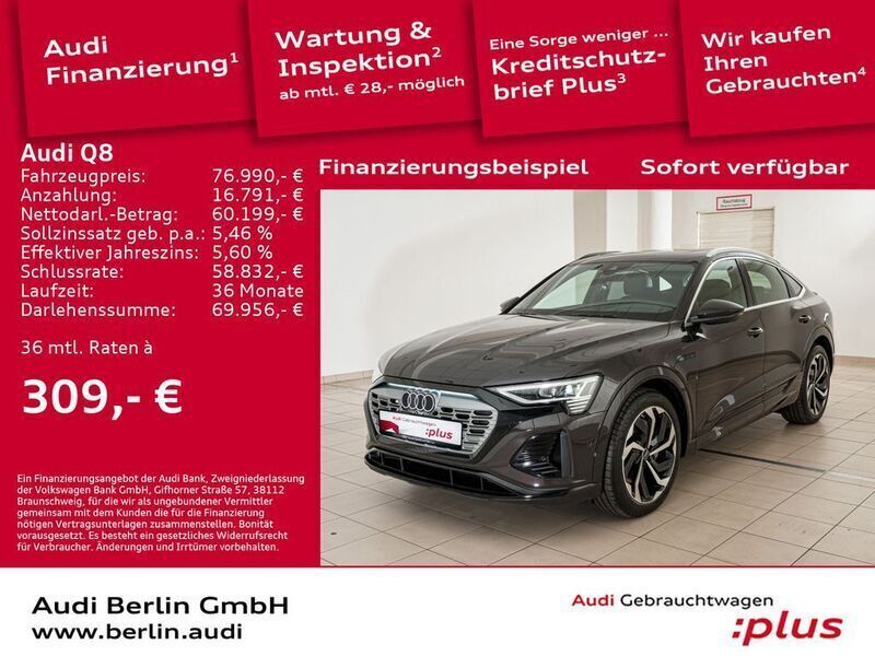Andere farbe Gebraucht 2024 Audi Q8 e-tron S-Line SUV | 80.990 € - Bild 1/3