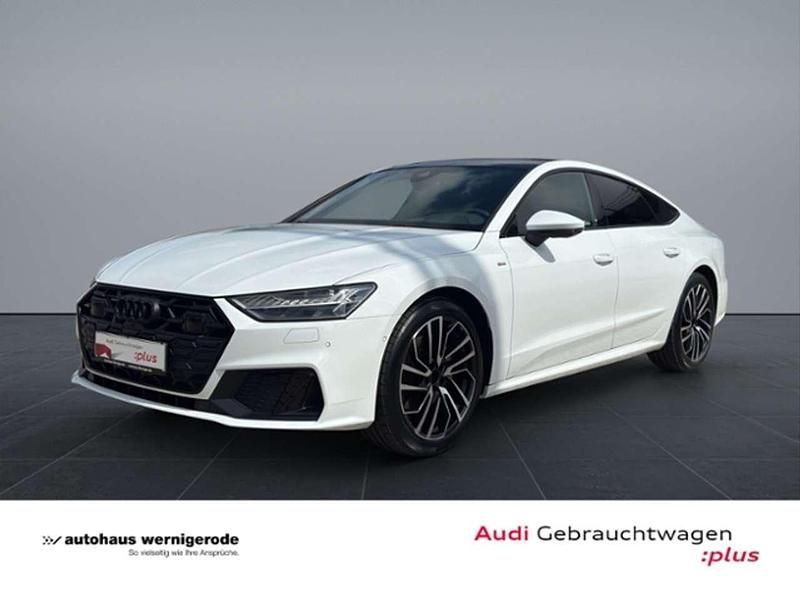 Gletscherweiß metallic Gebraucht 2024 Audi A7 Sportback Ambiente Kleinwagen | 66.939 € (Fairer Preis) - Bild 1/4