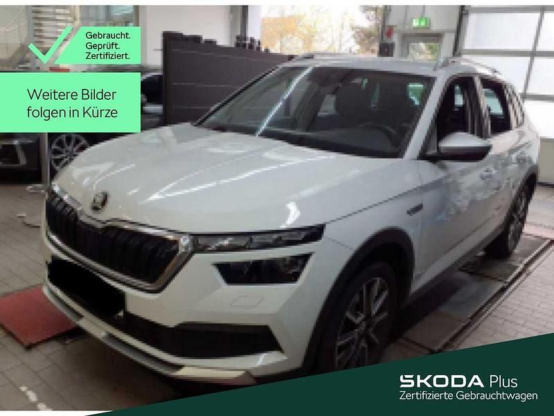 Weiß Gebraucht 2022 Skoda Kamiq ScoutLine SUV | 22.990 € (Fairer Preis) - Bild 1/4