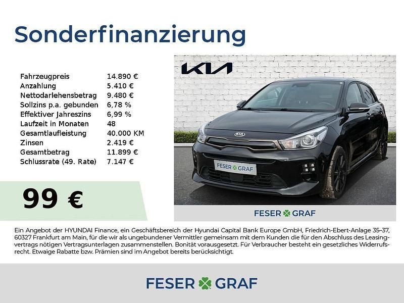 Gebraucht Kia Rio GT 120 PS (88 kW) 2019 Auroraschwarz Limousine