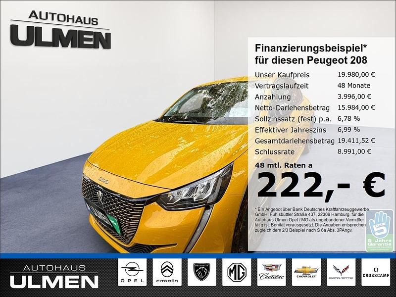 Gelb Gebraucht 2023 Peugeot e-208 Allure Kleinwagen | 19.980 € (Guter Preis) - Bild 1/4