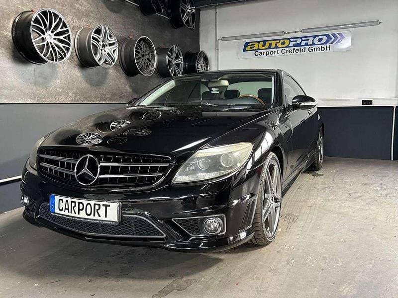 Obsidianschwarz metalliclack Gebraucht 2008 Mercedes CL500 AMG Coupé | 23.490 € (Fairer Preis) - Bild 1/4