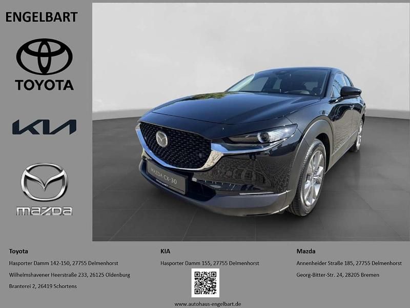 Jet black Gebraucht 2025 Mazda CX-30 Center-Line SUV | 28.995 € - Bild 1/4
