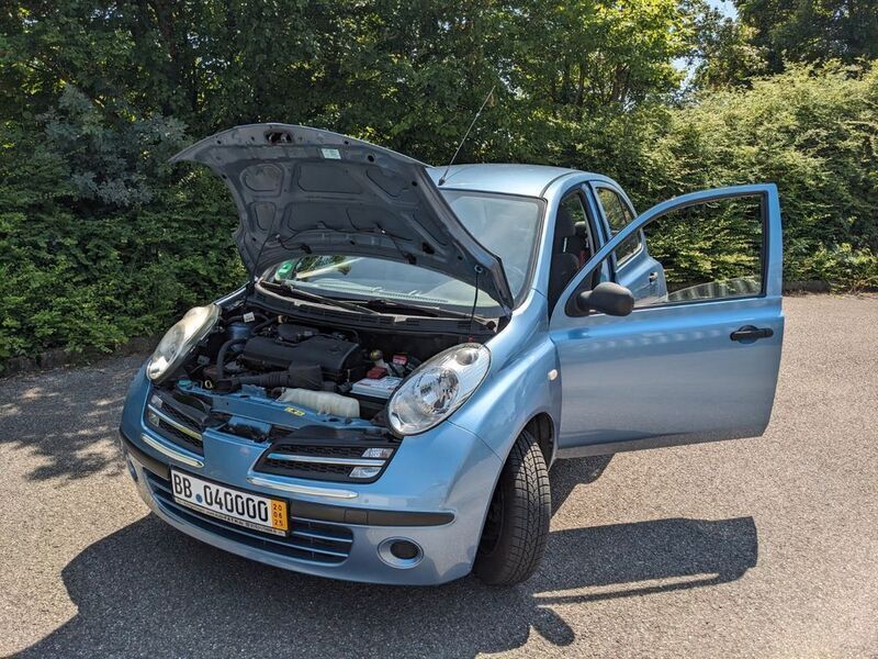 Blau Gebraucht 2006 Nissan Micra Kleinwagen | 2.850 € (Etwas zu teuer) - Bild 1/4