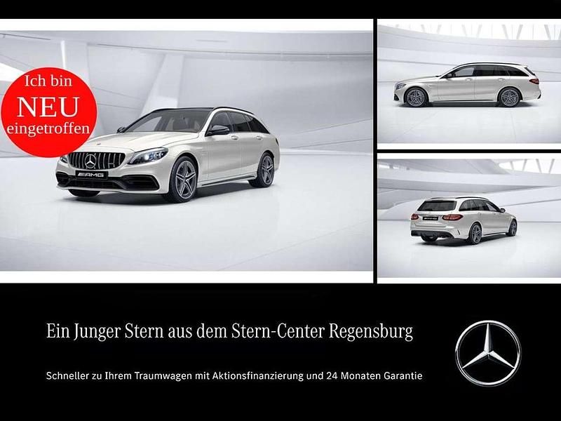 Manufaktur diamantweiß bright Gebraucht 2019 Mercedes C63 AMG AMG Kombi | 54.489 € (Fairer Preis) - Bild 1/4
