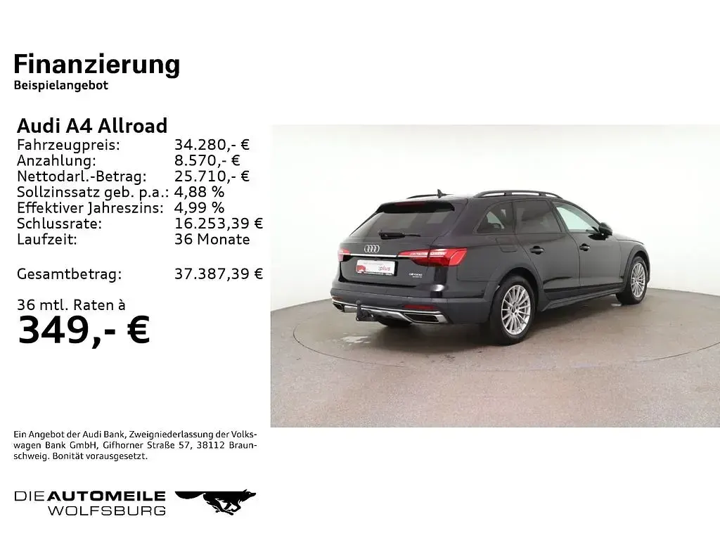 Gebraucht Audi A4 Allroad Ambiente 265 PS (194 kW) 2023 Mythosschwarz metallic Kombi