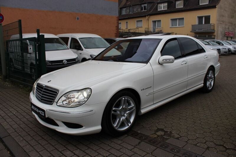 Alabasterweiss unilack Gebraucht 2003 Mercedes S55 AMG AMG Limousine | 21.850 € (Etwas zu teuer) - Bild 1/4
