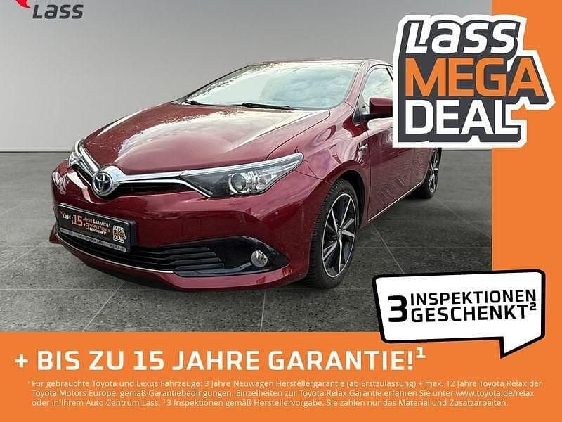 Rot Gebraucht 2016 Toyota Auris Hybrid Edition-S Limousine | 16.480 € (Etwas zu teuer) - Bild 1/4