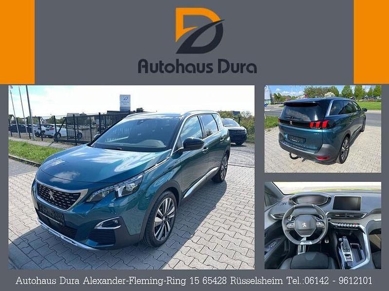 Grün (lackierung emerald crystal Gebraucht 2020 Peugeot 5008 GT Van / Kleinbus | 27.950 € (Fairer Preis) - Bild 1/4