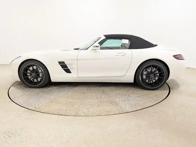 Gebraucht Mercedes SLS AMG AMG 571 PS (419 kW) 2012 Weiß (designo mystic weiß) Cabrio