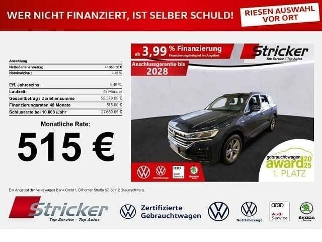 Gebraucht VW Touareg R-line 231 PS (169 kW) 2023 Meloebluekristalleffekt SUV