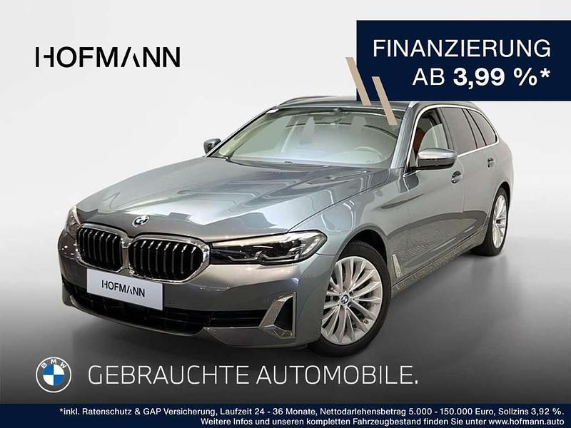 Bluestone metallic Gebraucht 2022 BMW 520 Luxury Line Kombi | 36.944 € (Fairer Preis) - Bild 1/2