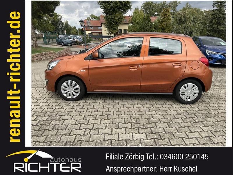 Second-hand Mitsubishi Space Star 71 CP (52 kW) 2017 Portocaliu Hatchback