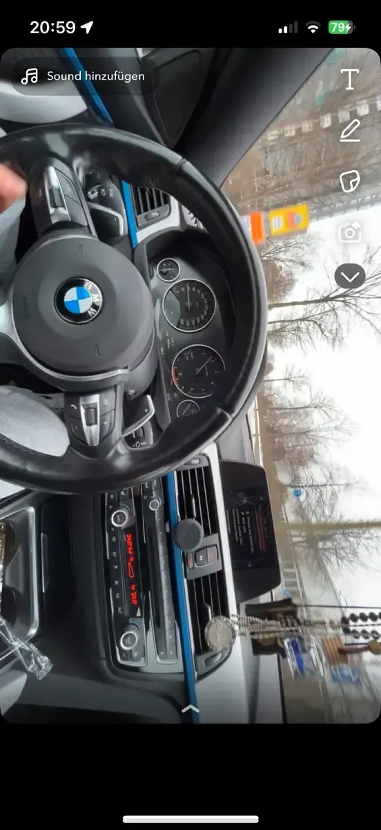 Gebraucht BMW 420 Coupé M Sport 184 PS (135 kW) 2015 Blau Coupé