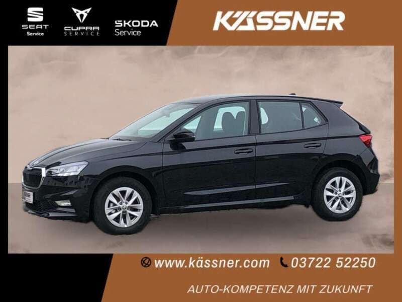Black magic metallic(metallic) Gebraucht 2023 Skoda Fabia Ambition Limousine | 17.850 € (Guter Preis) - Bild 1/3