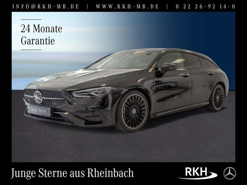 Schwarz Gebraucht 2024 Mercedes CLA200 Shooting Brake AMG line Kombi | 35.700 € (Fairer Preis) - Bild 1/4