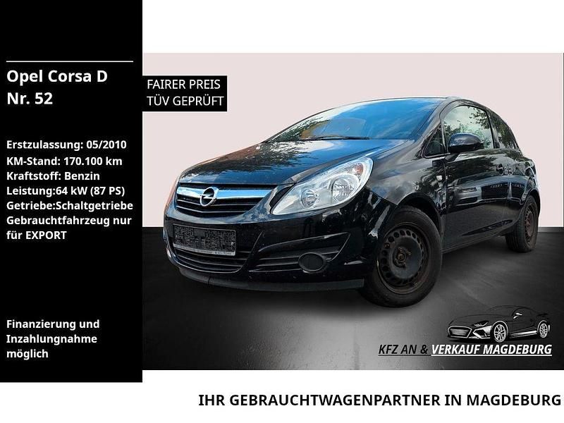 Schwarz Gebraucht 2010 Opel Corsa Edition Limousine | 1.490 € (Superpreis) - Bild 1/4