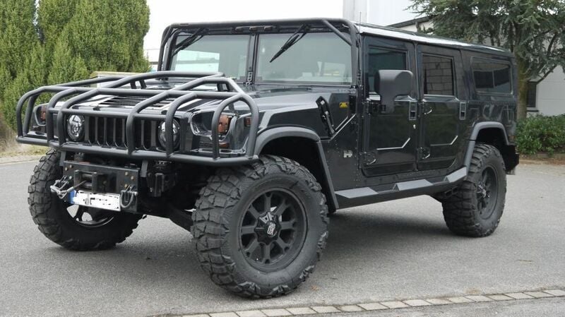 Schwarz Gebraucht 2002 Hummer H1 SUV | 119.900 € - Bild 1/4