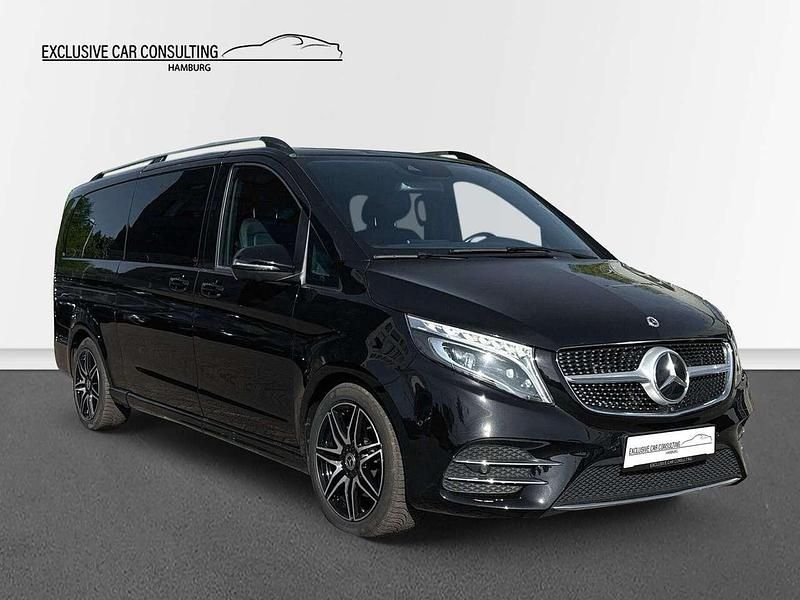 Gebraucht Mercedes V250 AMG line 190 PS (139 kW) 2022 Obsidianschwarz metallic Van / Kleinbus
