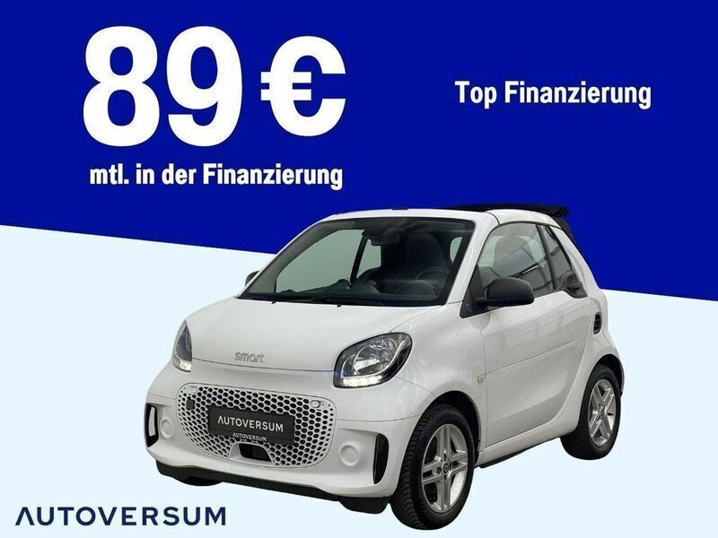 Weiß Gebraucht 2022 Smart ForTwo Electric Drive Cabrio | 11.345 € (Superpreis) - Bild 1/4