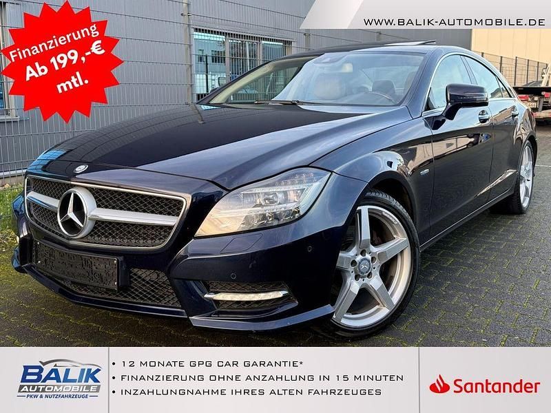 Blau Gebraucht 2012 Mercedes CLS350 AMG line Limousine | 17.500 € (Fairer Preis) - Bild 1/4